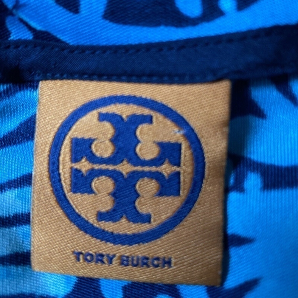 Tory burch belted aztec print silk dress S - Picture 5 of 8